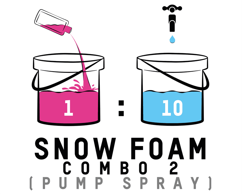 ValetPro Snow Foam Combo 2 1000 ml 3/4