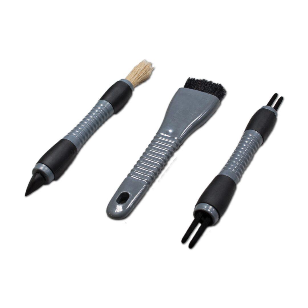 Monster Shine Detailing Brush Set - Sada detailingových štětců 3 ks
