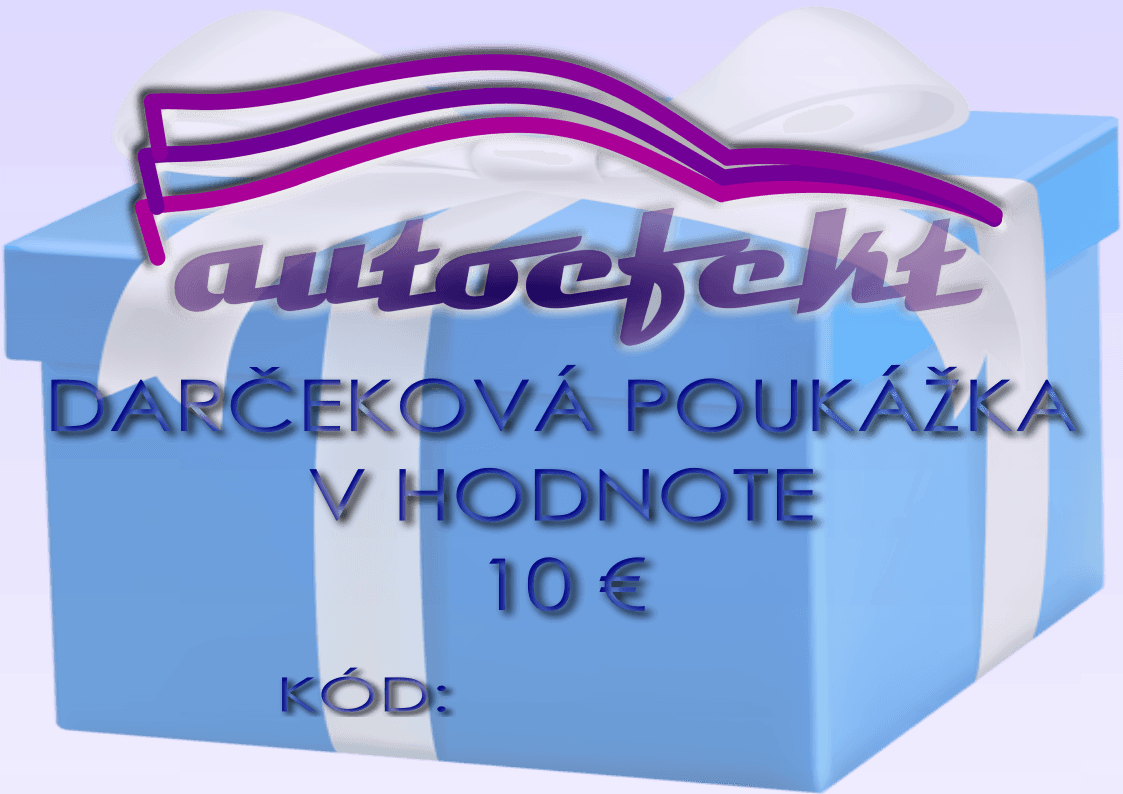 Dárkový poukaz 10 € 1/2