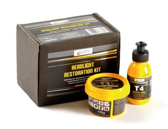 Brayt Headlight Restoration Kit - Sada produktů na renovaci a ochranu světlometů