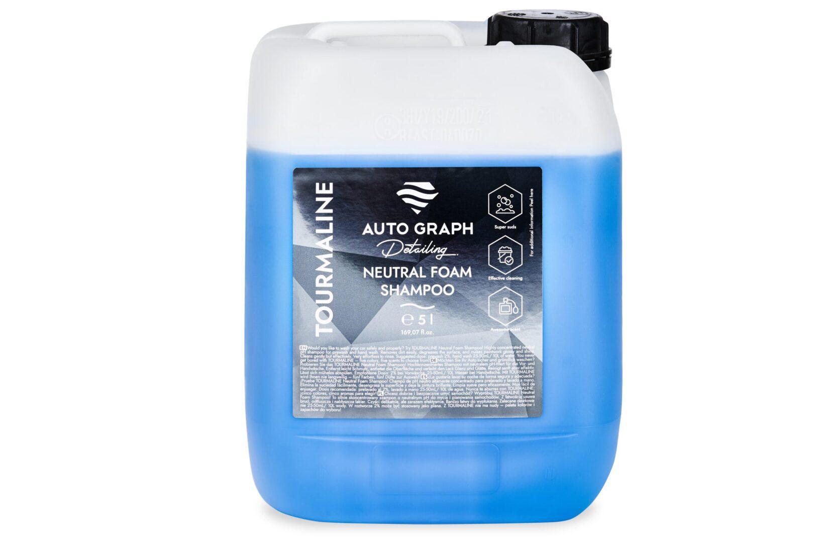 Auto Graph Detailing Tourmaline Neutral Foam Shampoo Blue 5 L 1/2