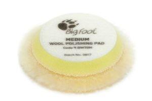 Rupes Yellow Wool Polishing Pad Medium 50/65 mm 1/2