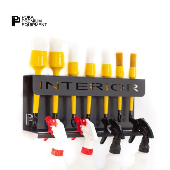Poka Premium Holder For Brush And Bottles Interior 40 cm - Držák na štětce a lahve 40 cm 3/5