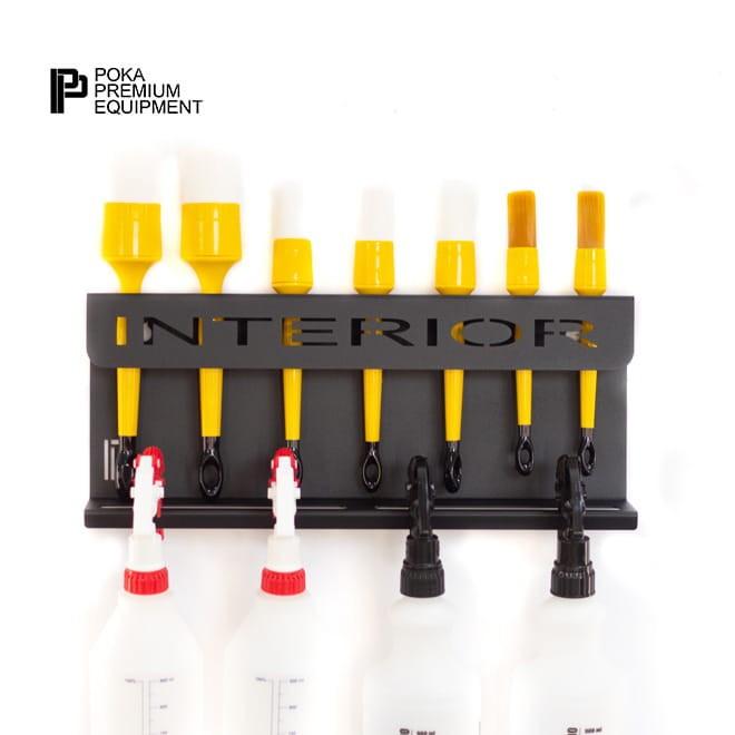 Poka Premium Holder For Brush And Bottles Interior 40 cm - Držák na štětce a lahve 40 cm 4/5